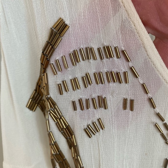 Free People Follow My Lead Beaded Tank Size Medium - Picture 14 of 16